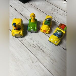 Vintage Sesame Street Playskool Die Cast Cars 80s Muppets Lot of 4 Toy
Lot